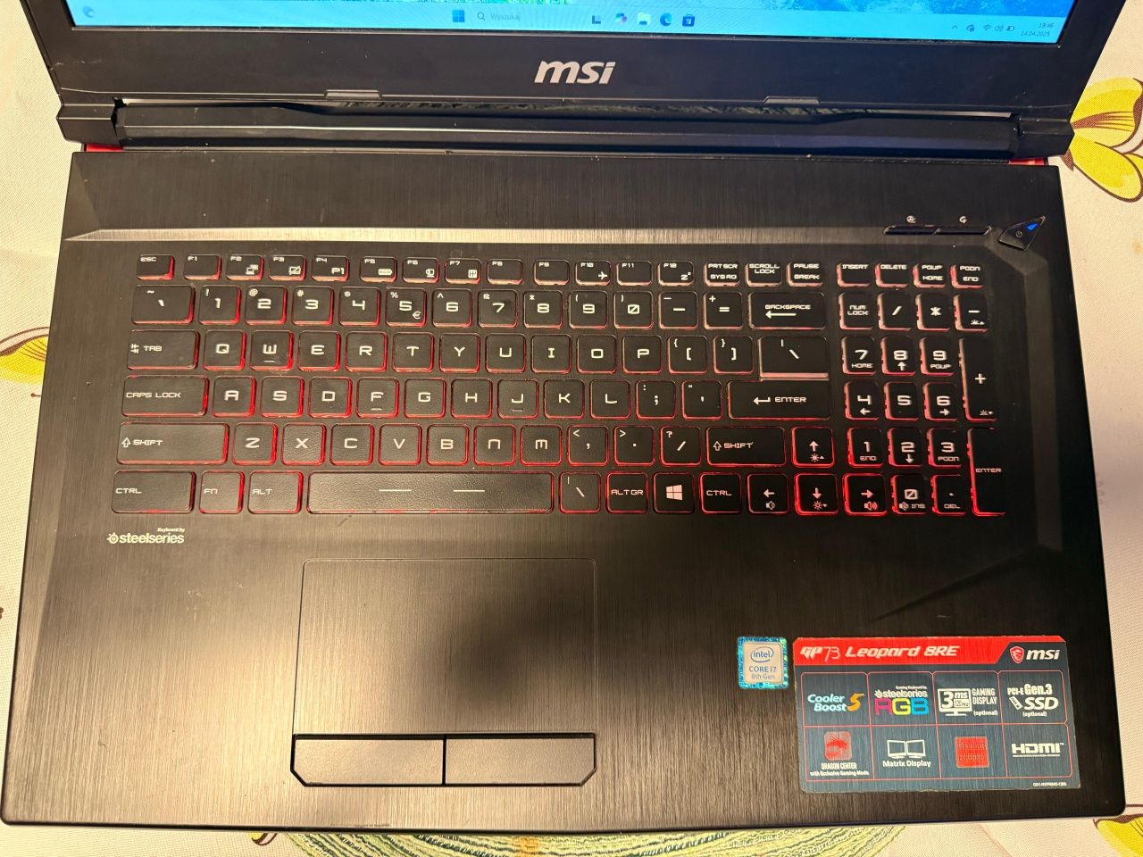 Laptop gemingowy MSI Leopard