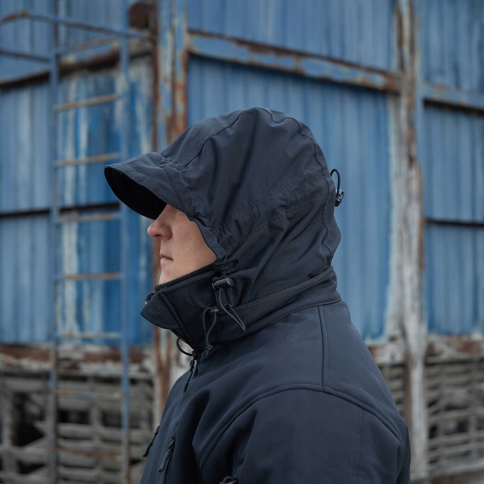 Helikon Tex GUNFIGHTER softshell Navy Blue куртка дощовик вітрівка