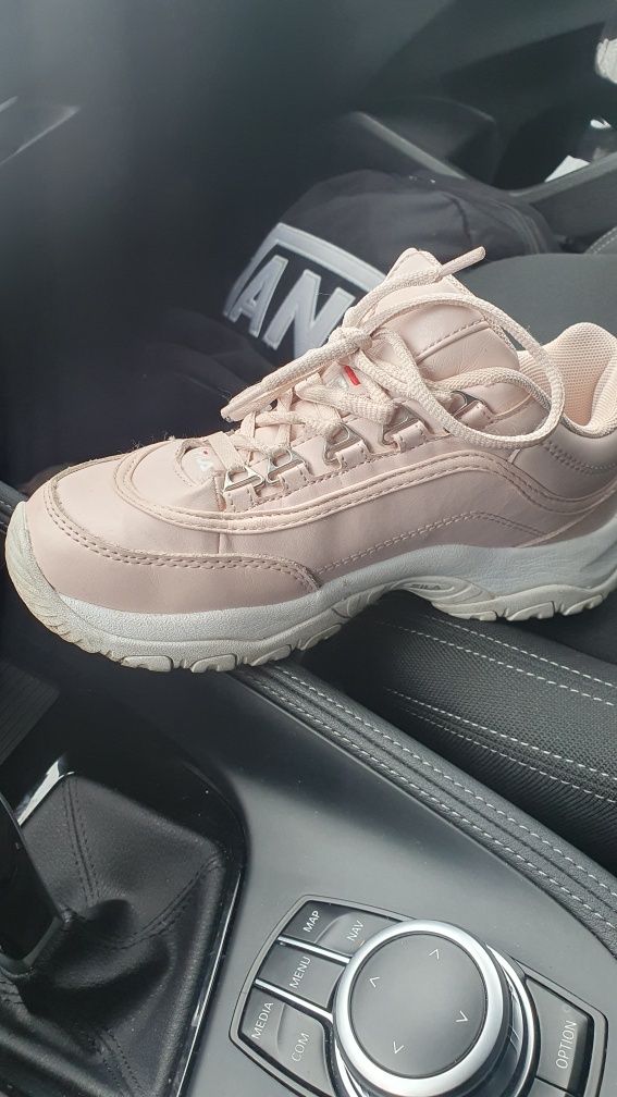 FILA, Oryginalne sneakersy, buty Fila jasny róż r. 36