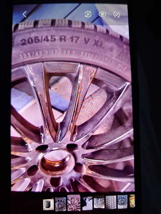 Felgi aluminiowe 17" opony conti 205x45x17"