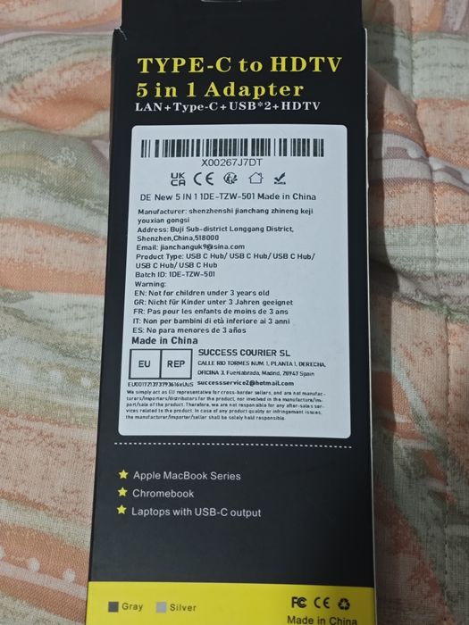 Adaptador 5 em 1