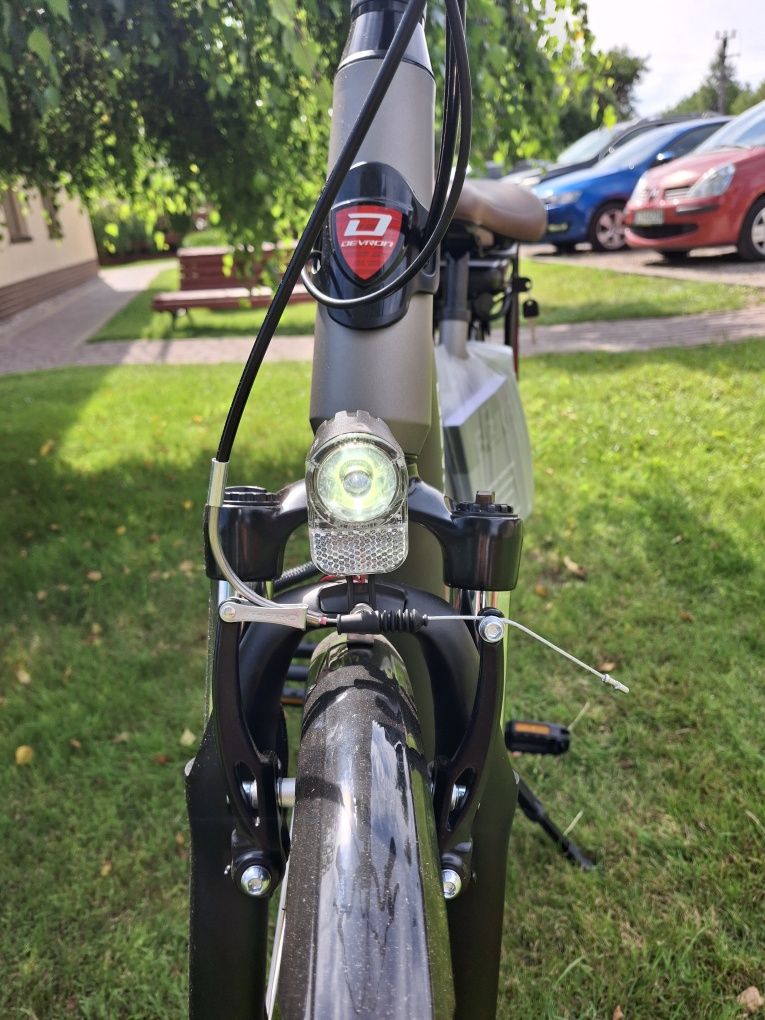 Ebike rower elektryczny Devron 28120 nowy pełne wyposażenie  OkAzJA