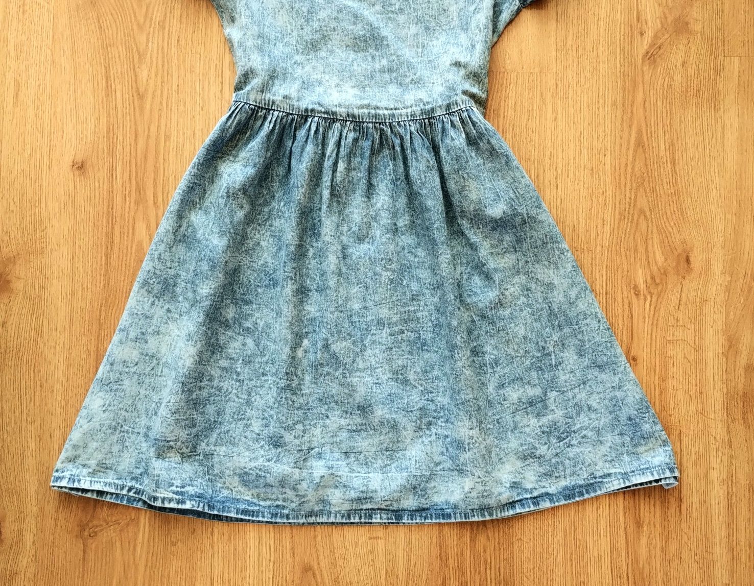 Jeansowa letnia sukienka roz. 146