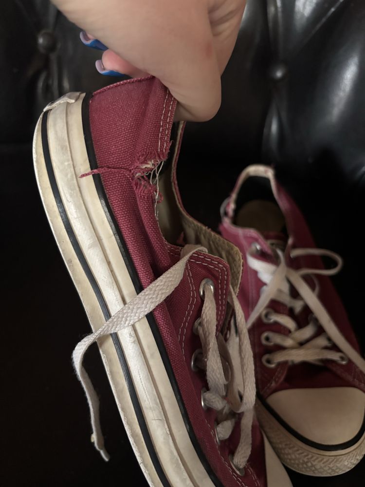 Trampki converse 39 bordowe