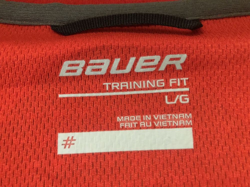 Оригинал спортивная хоккейная кофта,лонгслив Bauer Hockey Training Fit
