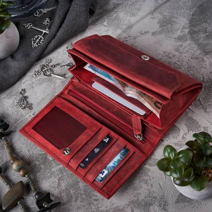 portfel damski vintage skórzany w kwiaty paolo peruzzi t-44-rd