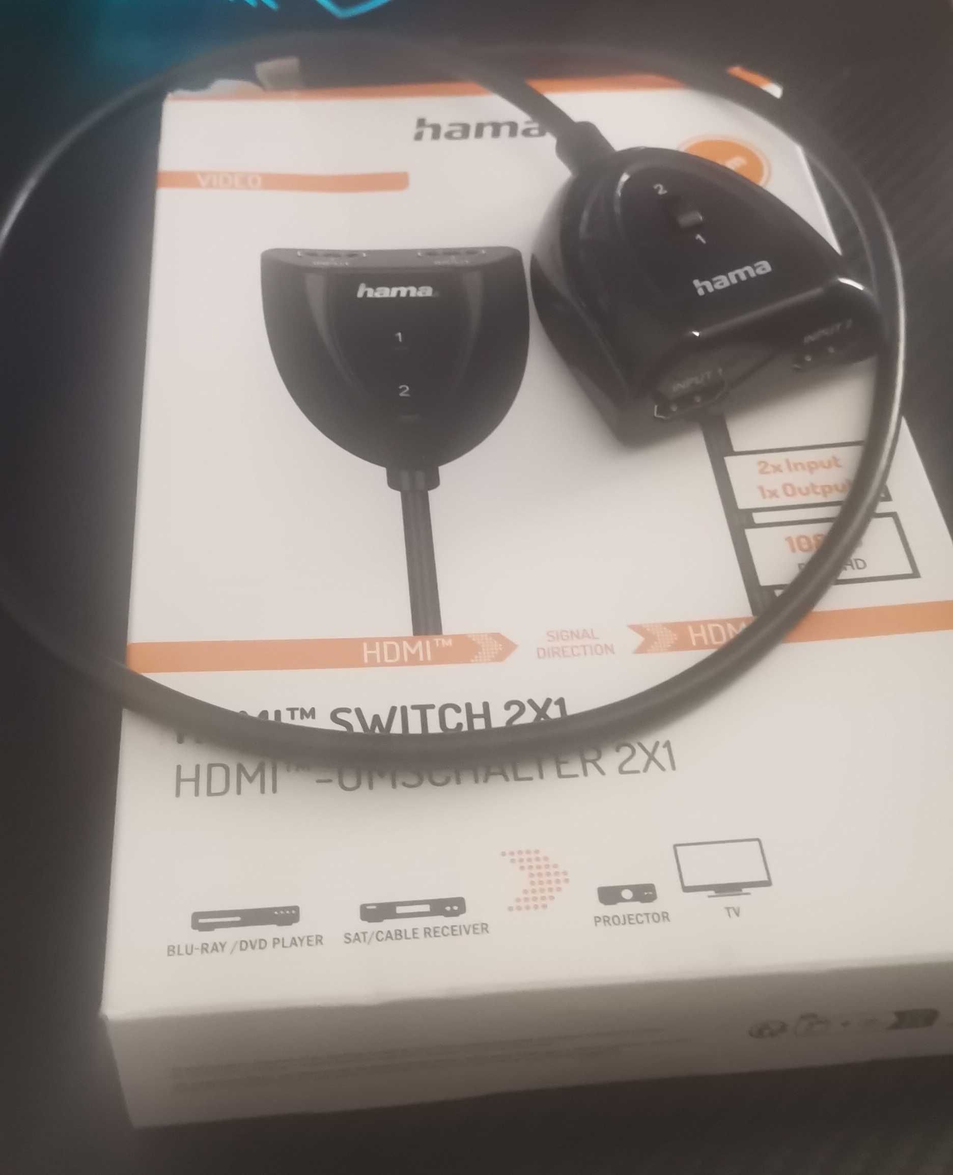 Zestaw adapterów: HDMI Switch 2x1, HDMI splitter 1x2, HDMI / USB-C