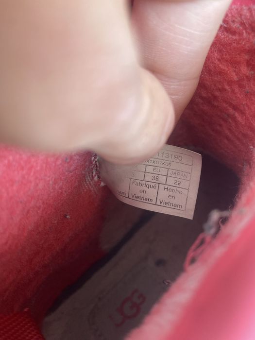 Угги Ugg Clear Mini червоні