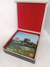 Bases de copos com fotos sobre a cultura Chinesa