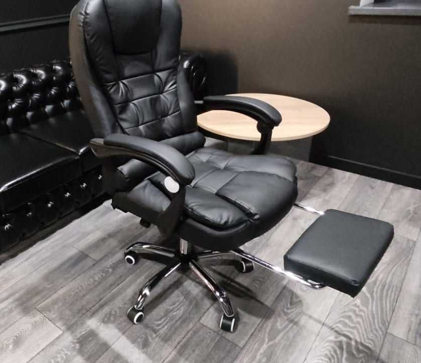 Офісне крісло керівника VirgoX6 с кутом нахилу + підставка для ніг