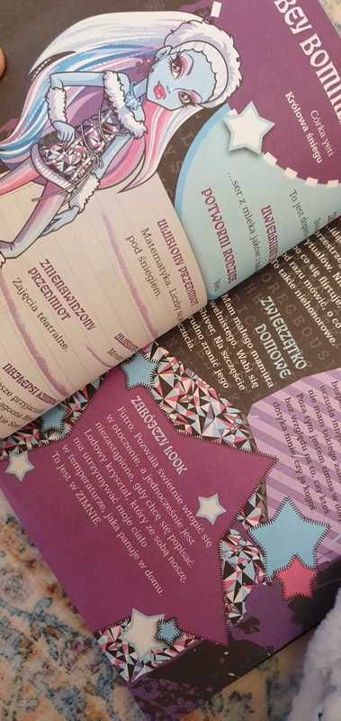 monster high pamiętnik kalendarz dziennik unikat raree
