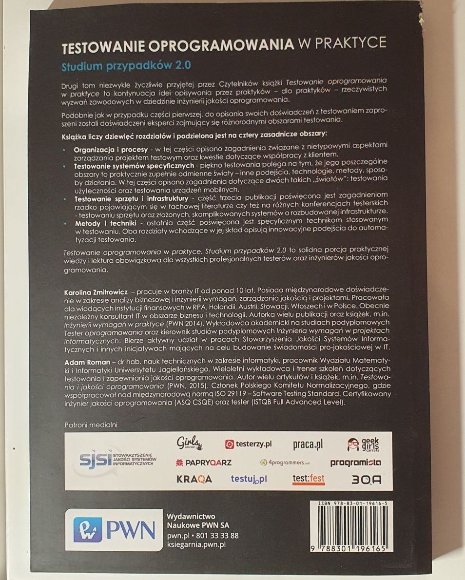 Testowanie oprogramowania w praktyce studium przypadków 2.0