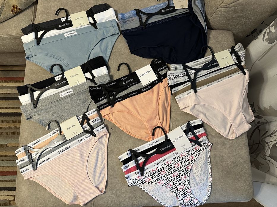 Набори  жіночих трусиків Calvin Klein, Tommy Hilfiger,S,M,L