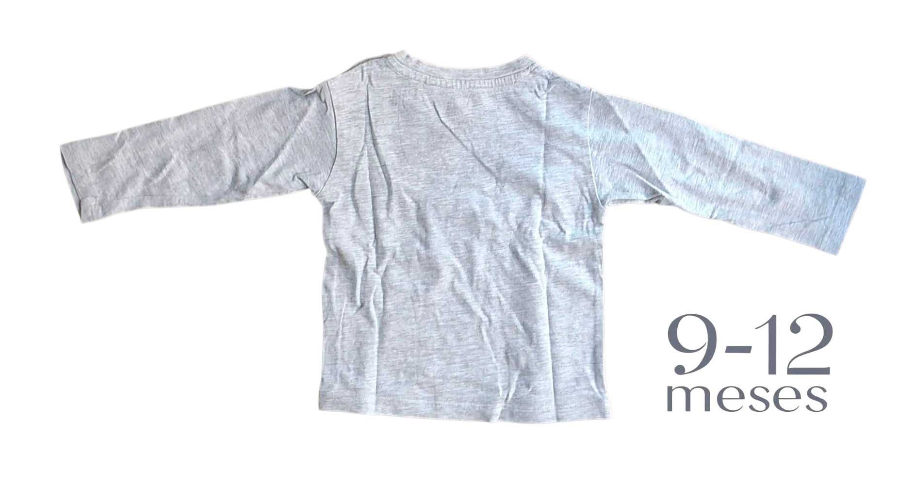 Camisola Fina Cinzenta MO 9-12 meses