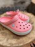 Жіночі Крокси Сабо Crocs Crocband Clog блакитні жовті пудра персикові