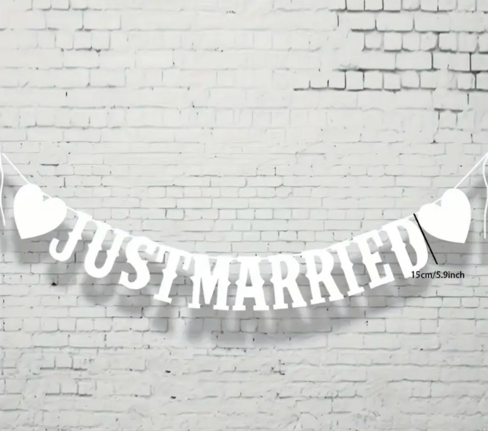 Girlanda ślubna Just Married