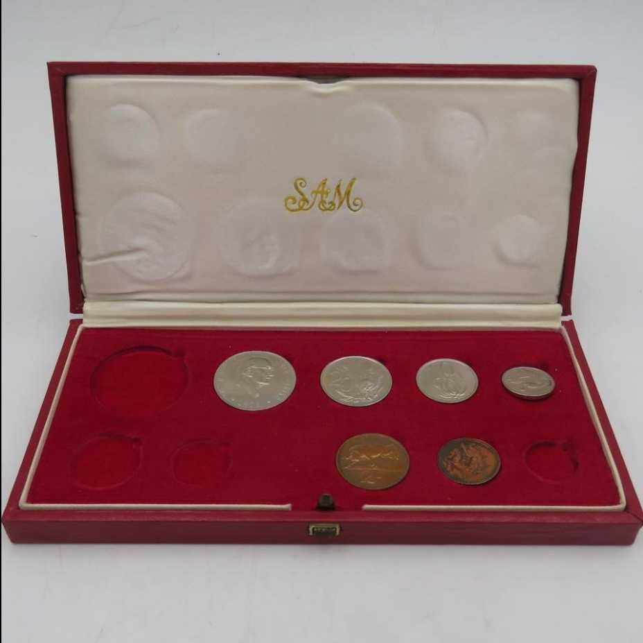 South African Partial Proof Coin Set 1976 in Original Box