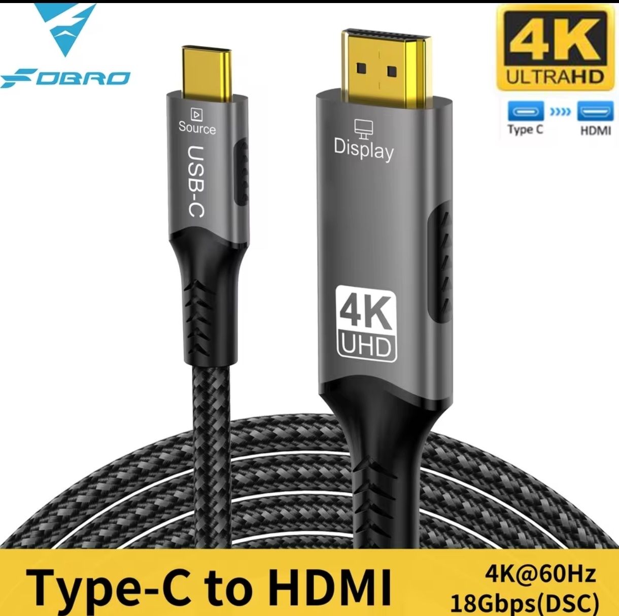 Przewód USB-C / HDMI Display port