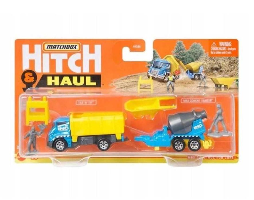 MATCHBOX Ciężarówka wywrotka z betoniarką