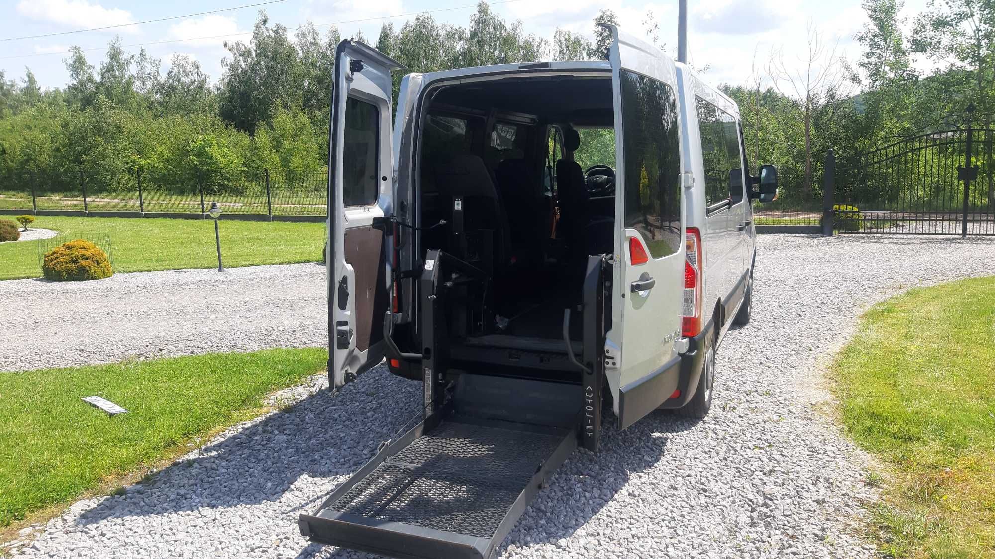 Opel Movano Dla osoby niepełnosprawnej na wózku inwalidzkim winda