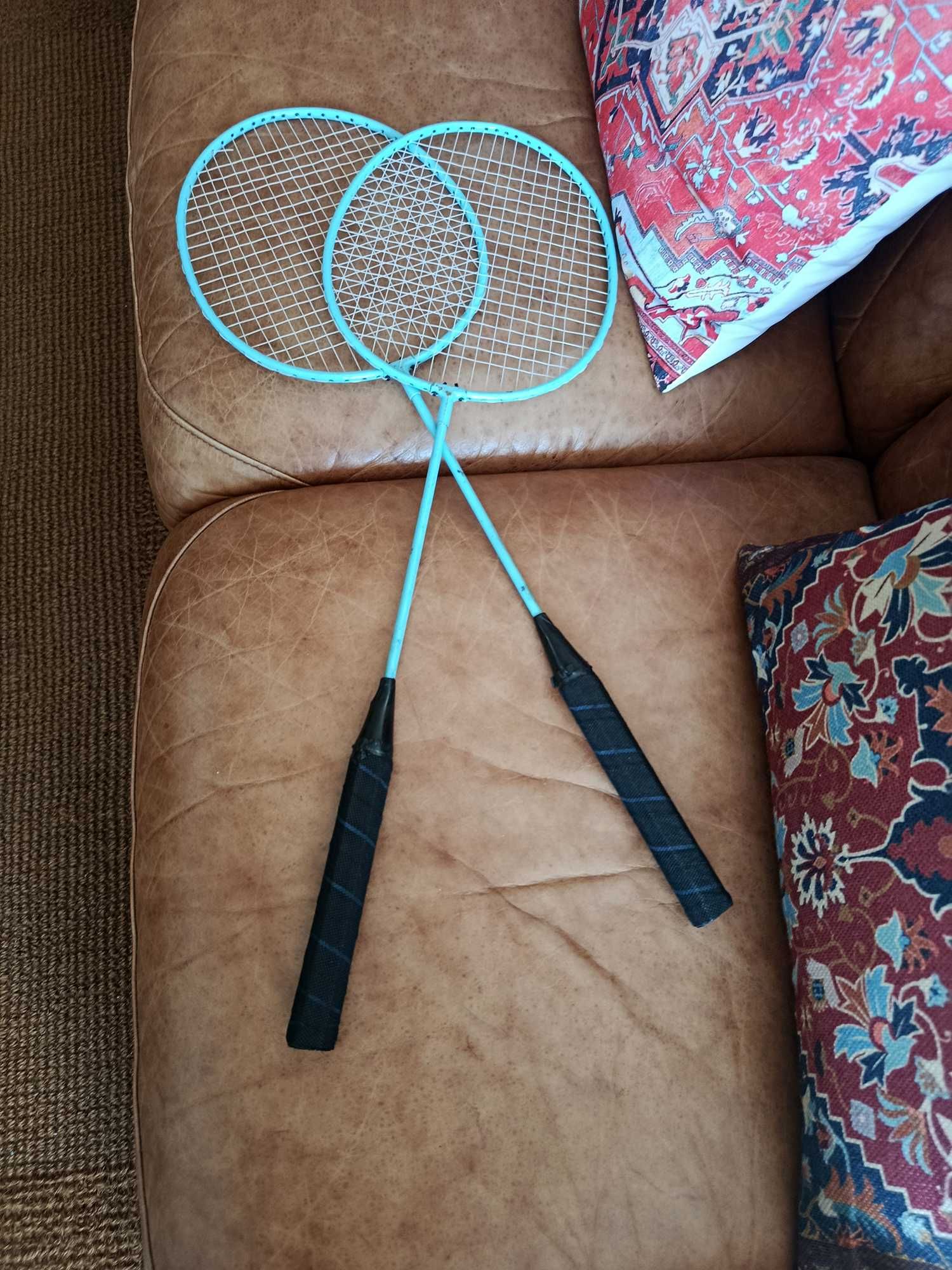 Raquetes Badminton Azuis