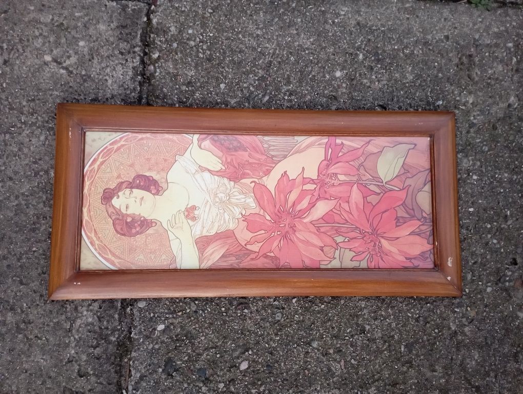 Alfons Mucha 3 reprodukcja - zestaw