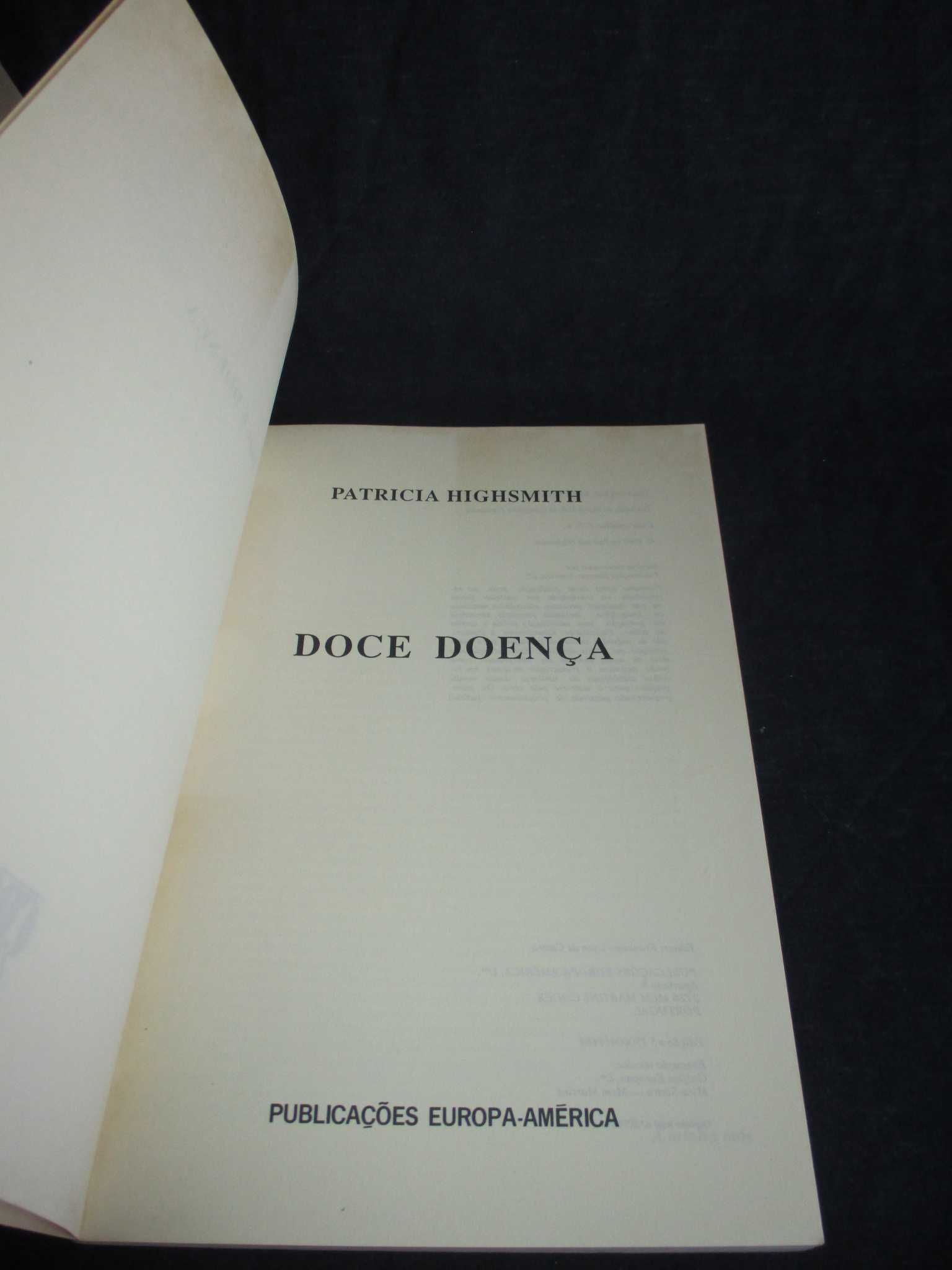 Livro Doce Doença Patricia Highsmith