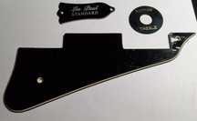 Komplet plastików do gitary Les Paul czarny, pickguard NOWE