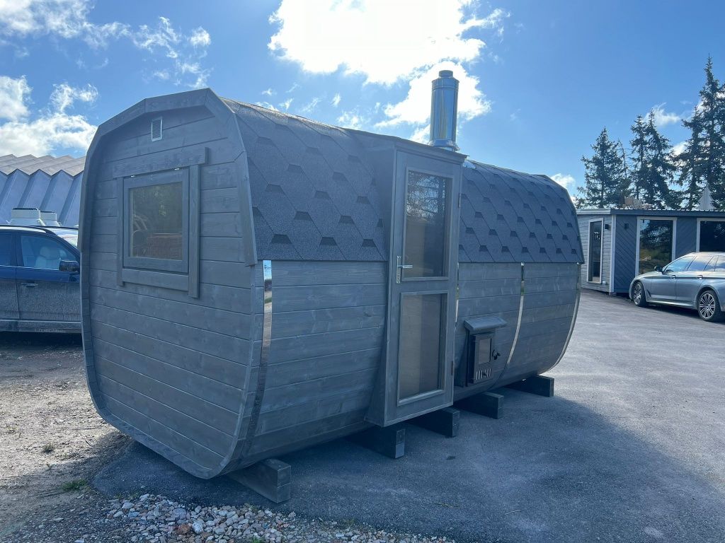Sauna mobilna 4m na 2.2m z przedsionkiem