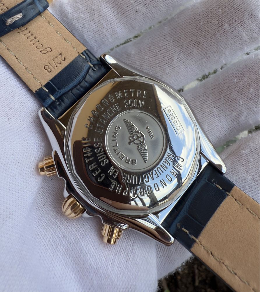 Breitling Chronomat Aço/Ouro C13356