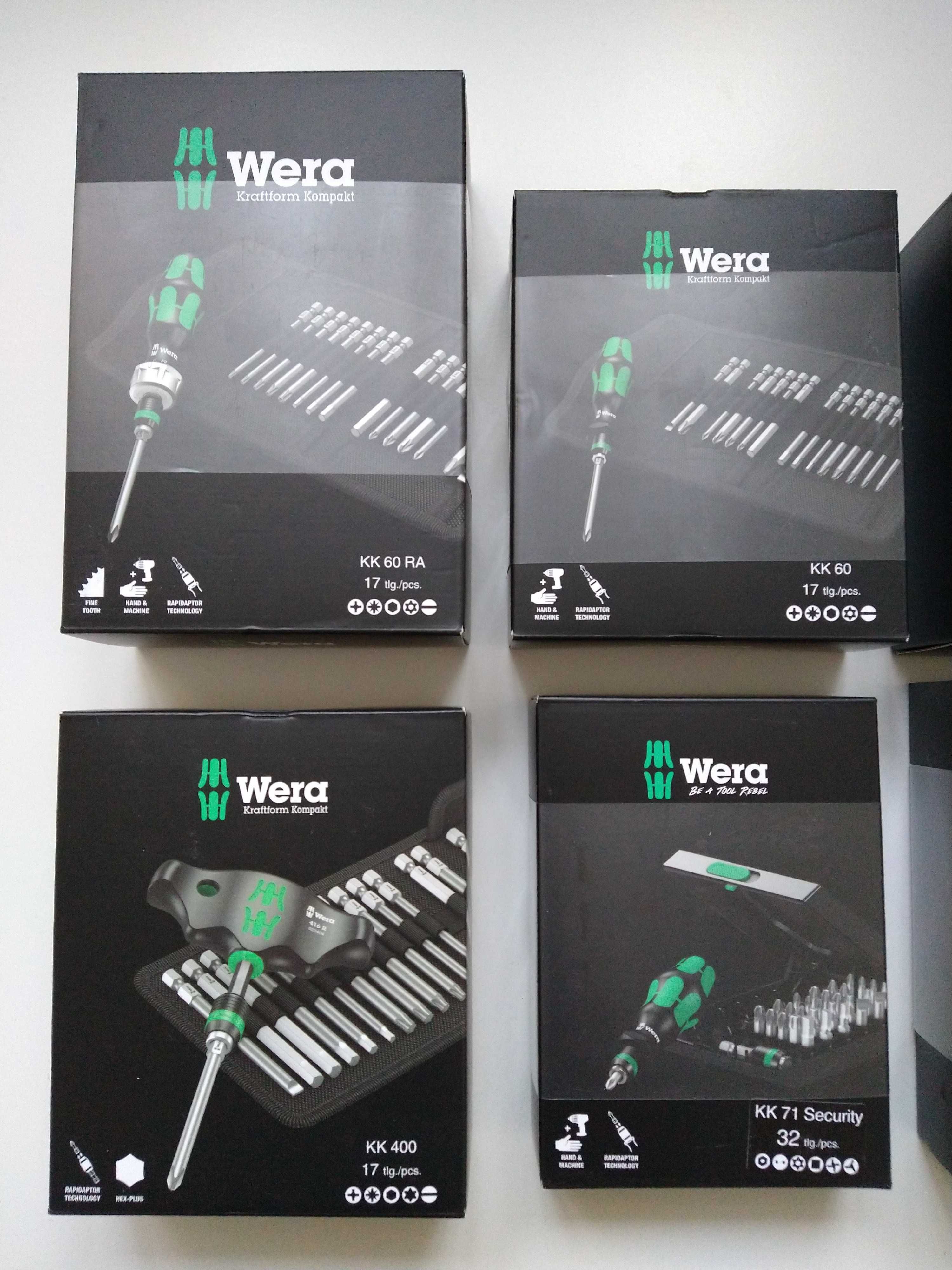 Набор Wera KK 27 RA / KK 60 / KK 100 / KK 71 Security / KK 62