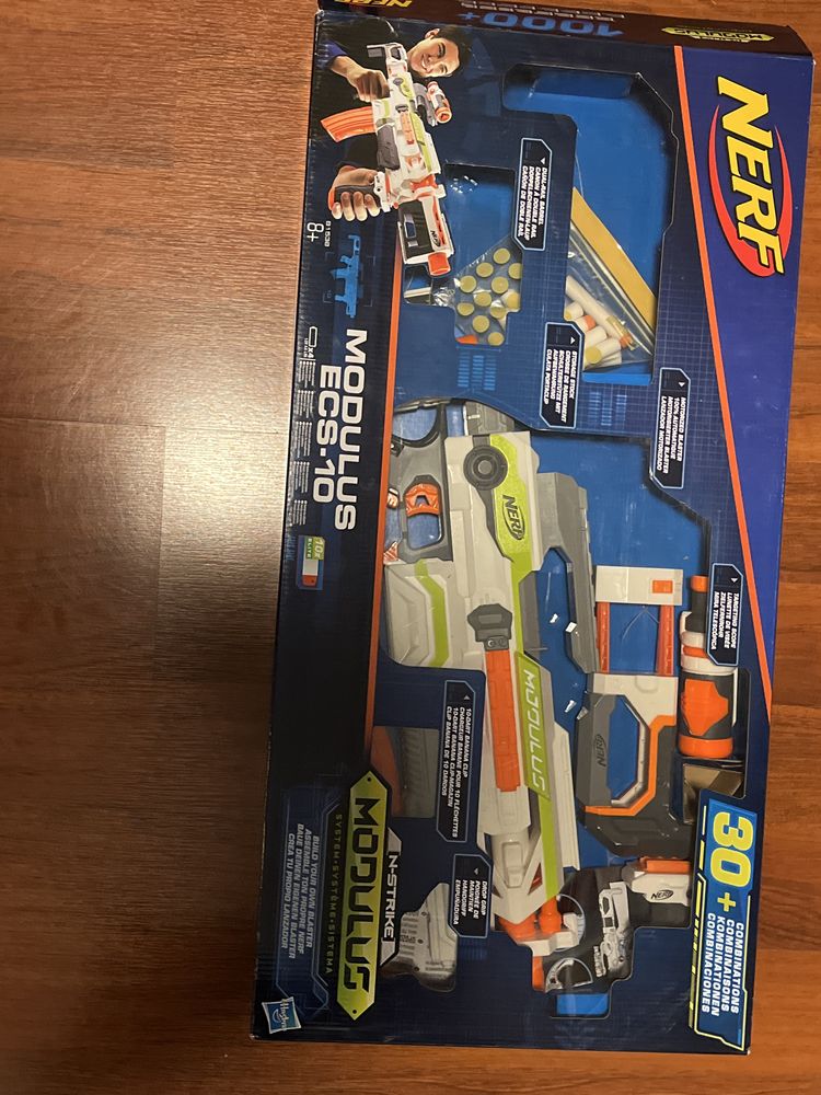 Nerf półautomatyczny Modulus ECS-10 + 10 strzałek