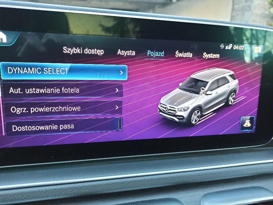 Mercedes NTG6 Polskie Menu Mapa 2024 USA EU MBUX lampy