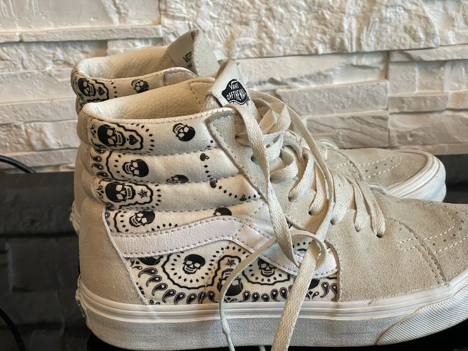 Vans 37 czaszki skóra