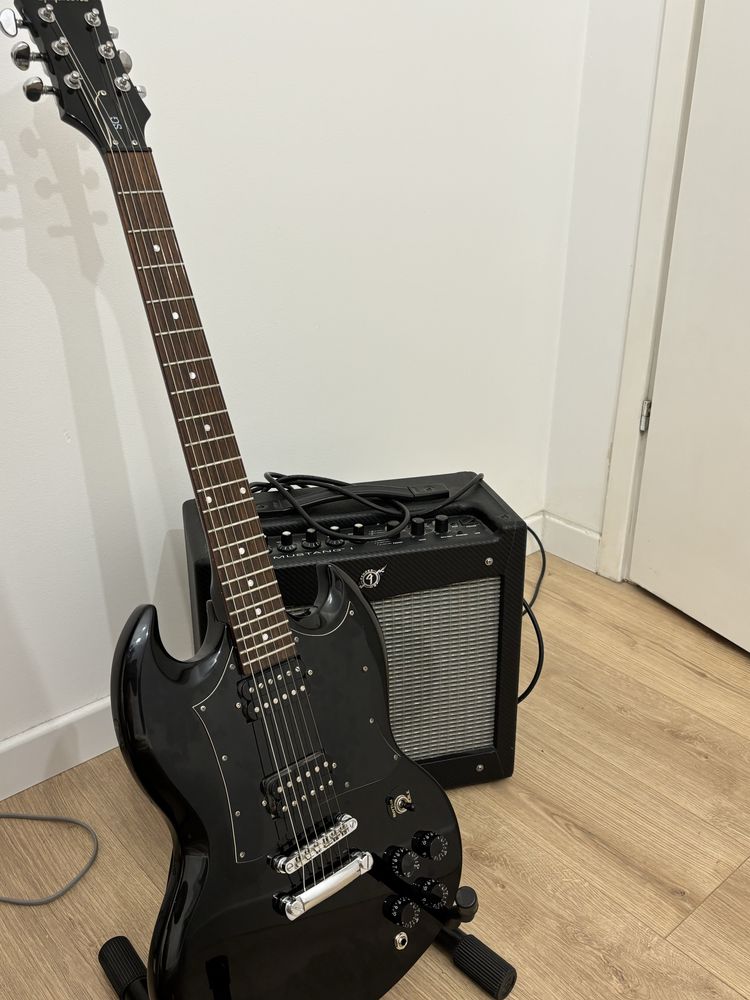 Ephiphone SG G-310 +Fender Mustang I V2 - gotowy zestaw do gry!