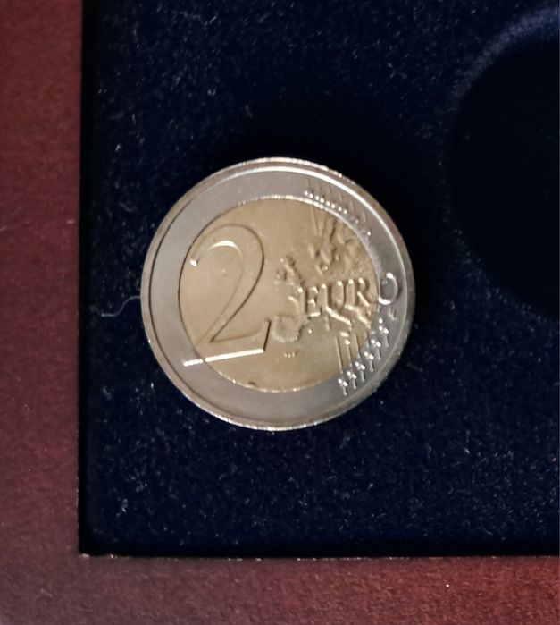 21 Moedas de 2€ UNC de 2012  "10 Anos do Euro"  em estojo Leuchtturm