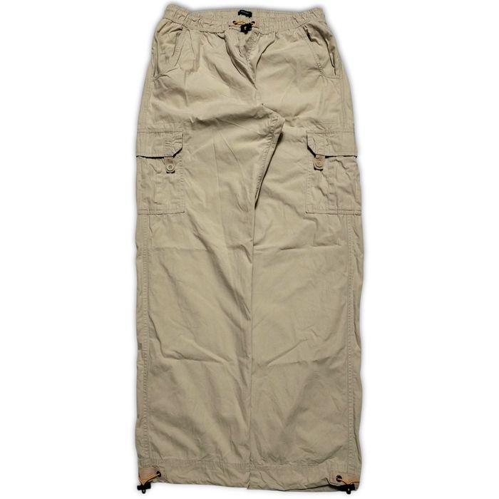 beige baggy parachute pants !