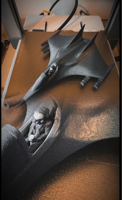 Avião Stealth Futurista com Piloto