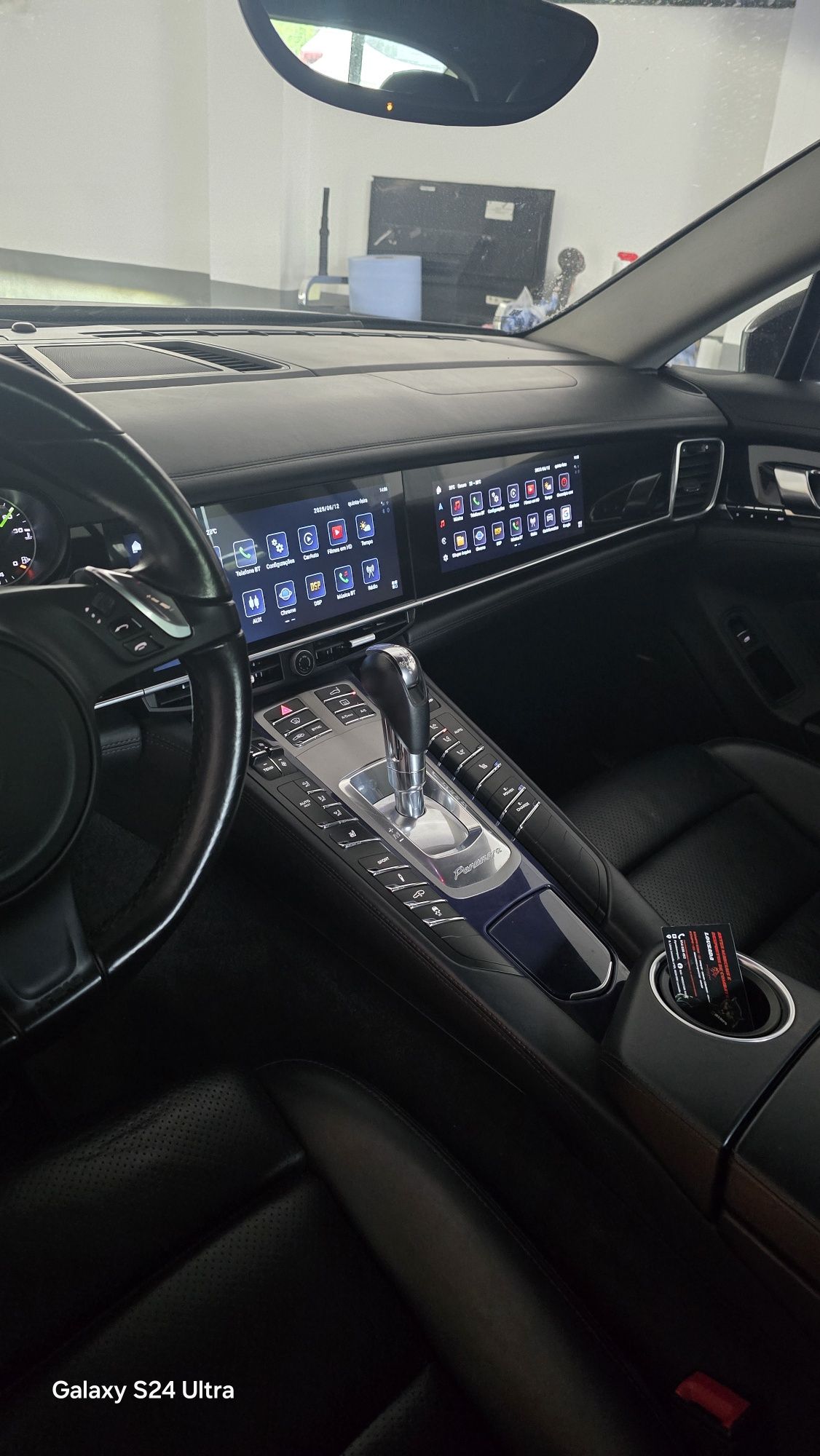 Rádio Porsche Panamera 10-16 Android 13 Duplo ecrã (Novo)