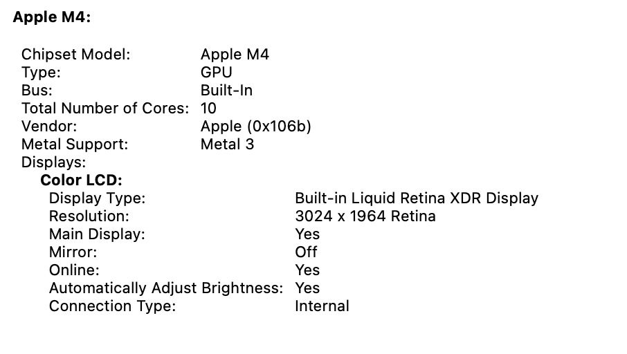 MacBook Pro 14 2025 M4 24Gb 1Tb Black nano-texture