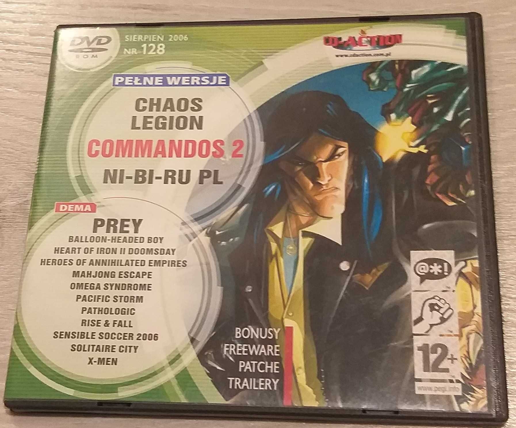 Gry PC: Commandos 2: Men of Curage, Chaos Legion, Ni-Bi-Ru PL