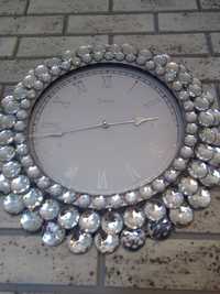 Zegar 3D z kryształkami dekoracyjny błyszczący glamour nowy śliczny
