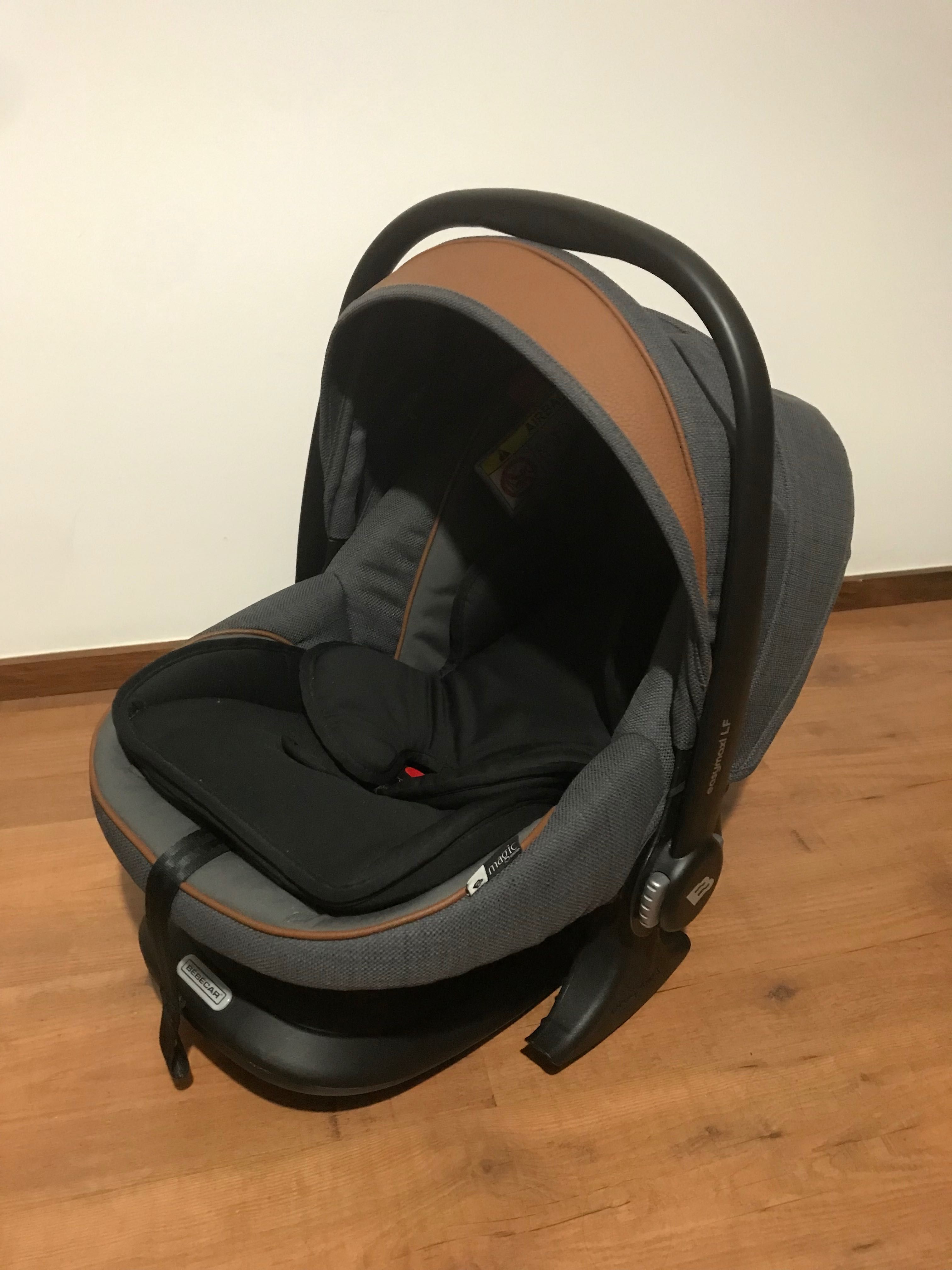 Conjunto Bebecar Alcofa+ovo+carrinho+tripe