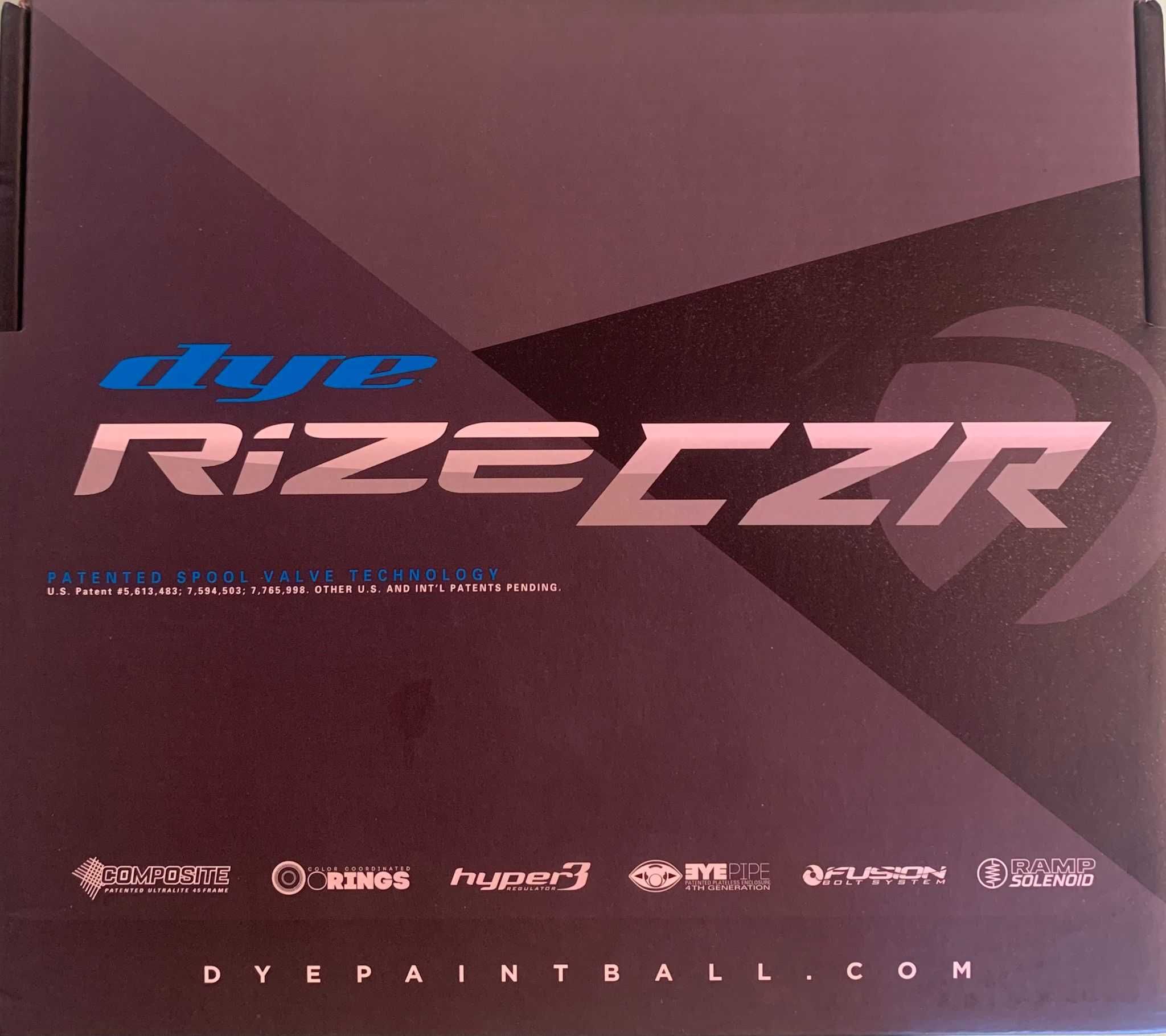 Marcador Paintball - Kit Completo (novo) Dye CZR Black/Grey