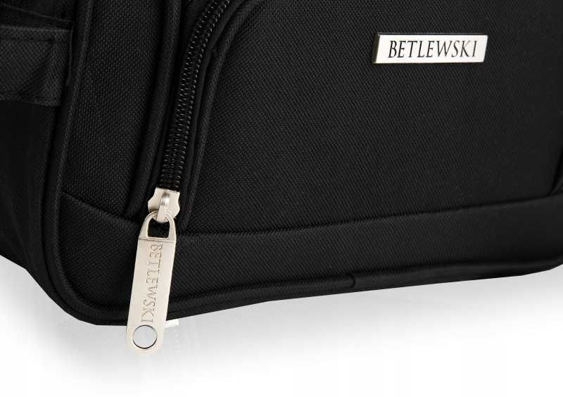 Betlewski kosmetyczka męska czarna organizer na kosmetyki SBT-05