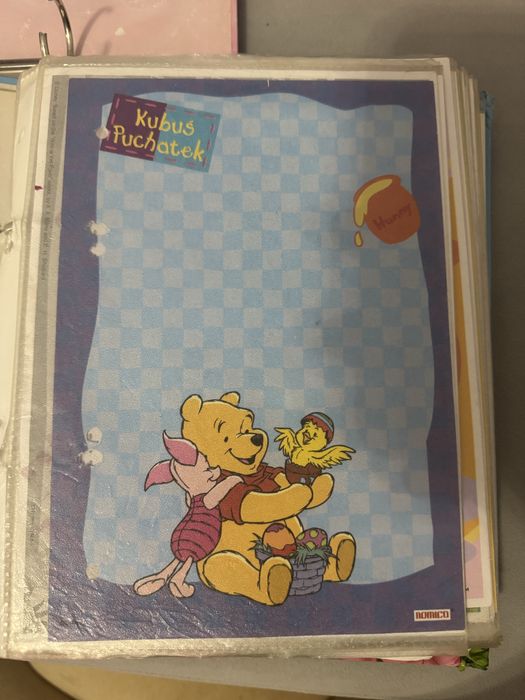 Karteczka kubus puchatek kratka duza