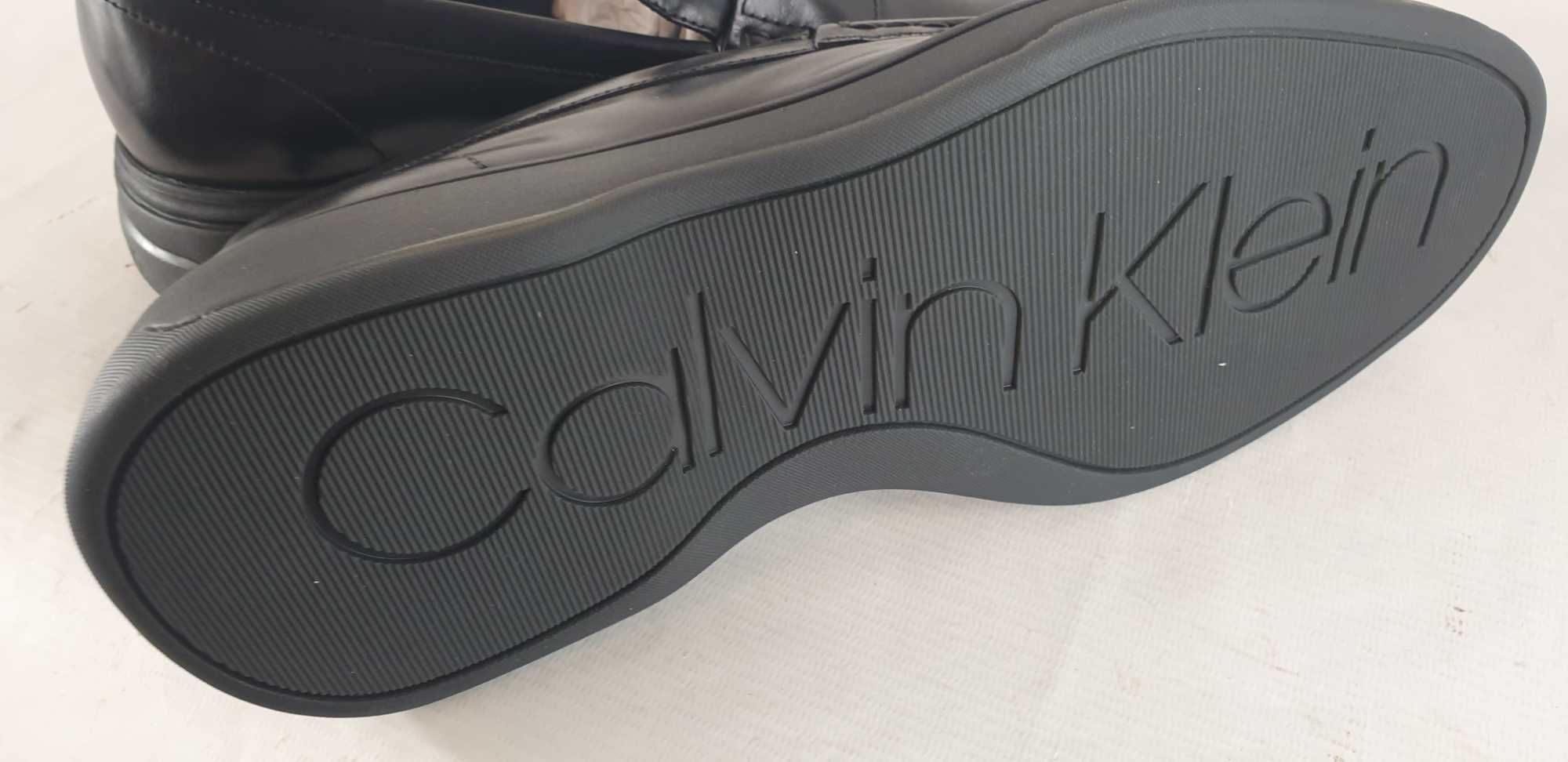 Calvin Klein Czarne Męskie Półbuty R42