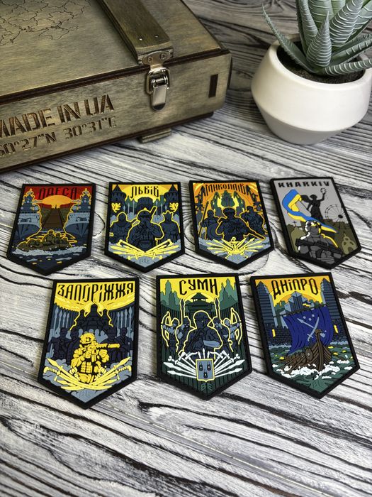 ПВХ патчі та шеврони. Колекційні, якісні, не Китай