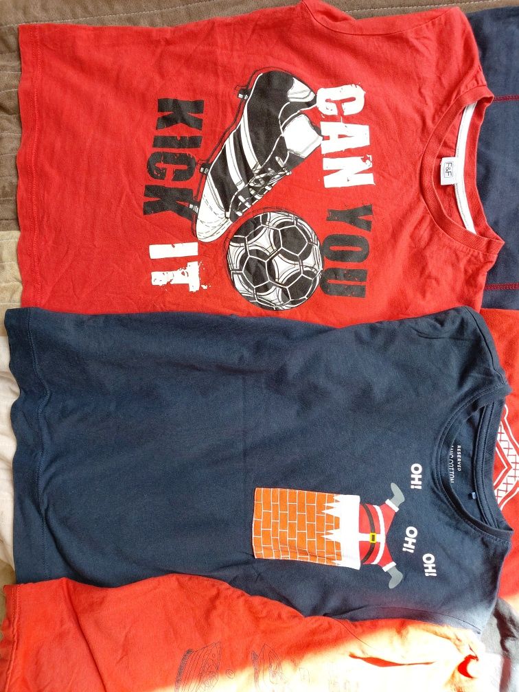 Koszulka t'shirt rozm. 134 Reserved Cool Club Acdc mikołaj