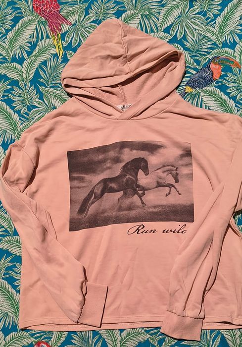 Bluza H&M z końmi roz. 158-164